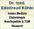 Kühle Edeltraud Dr. med. Fachärztin für Innere Medizin, Diabetologie,Homöopathie