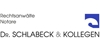 Schlabeck Ernst-August Dr., Schmidtke Eckhard Dr., Bauer Michael Dr., Geilert Michael Dr., Oldemeier Hans-Dirk Dr., Schneider Matthias, Rechtsanwälte und Notare,