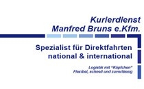 Kurierdienst Manfred Bruns e. Kfm. Kurierdienst
