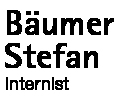 Stefan Bäumer Facharzt für Innere Medizin