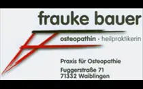 Bauer Frauke Praxis für Osteopathie