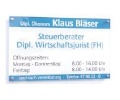Bläser Klaus Dipl. Ökonom- Steuerberater und Dipl. Wirtschaftsjurist