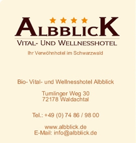 Albblick Bio- Vital- & Wellness Hotel ****